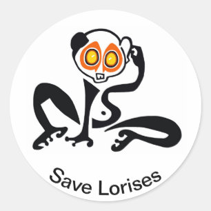 SLENDER LORIS - Aufkleber
