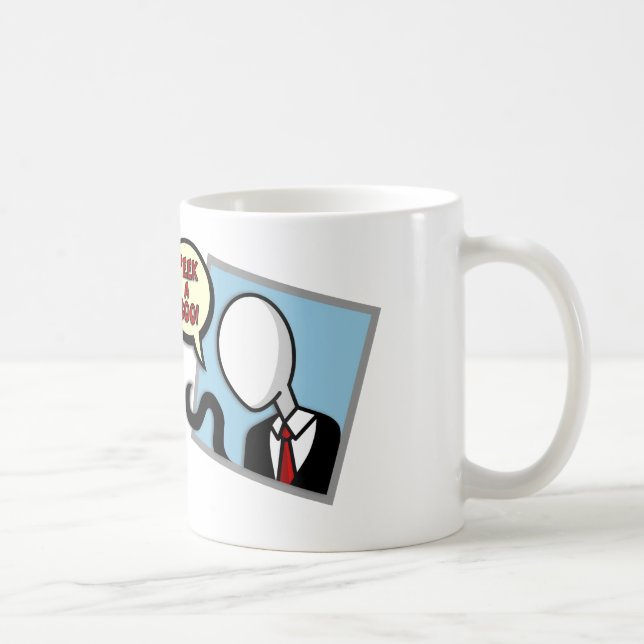 Slenderman sur votre fenêtre - tasse (Droite)