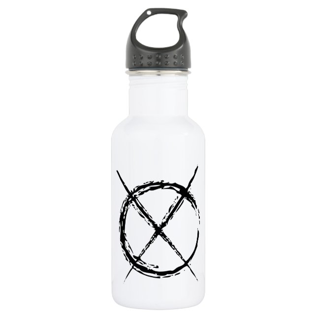 Slenderman Trinkflasche (Vorderseite)