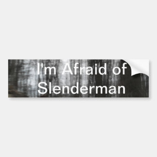 Slenderman Wald Autoaufkleber