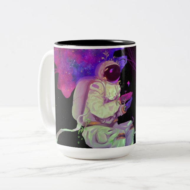 SLF Cosmic Swimmer - Bala - Zweifarbige Tasse (Vorderseite Links)