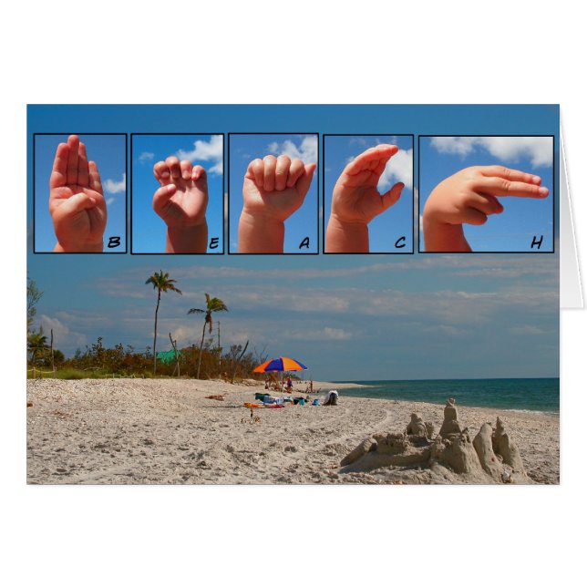 SLG Strand-Karte (Vorderseite (Horizontal))