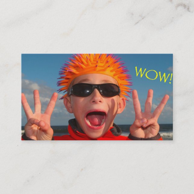 SLG "WOW !"  Carte de visite (Devant)