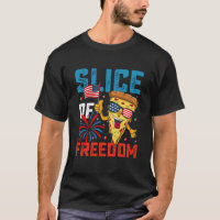 Slice Freedom 4. Juli Pizza USA Flag Sonnenbrille