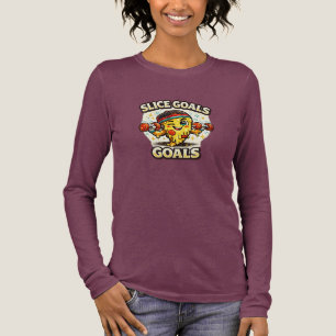 Slice Goals Lustiges Pizza Gym Shirt – Süße Cartoo