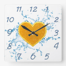 Slice of Heart-Shaped Orange