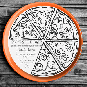 Slice Slice Baby Einmaliges Handgezogenes Whimsica Einladung