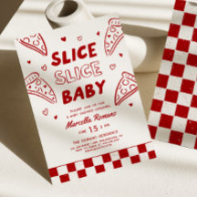 Slice Slice Baby Italienische Rote Pizza Baby Show