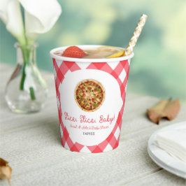 Slice, Slice, Baby! Pizza Baby Shower Pappbecher