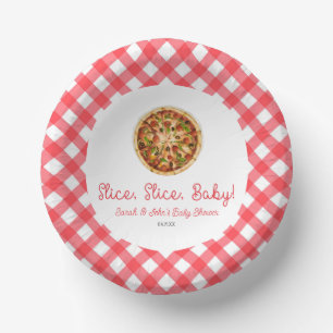 Slice, Slice, Baby! Pizza Baby Shower Pappteller