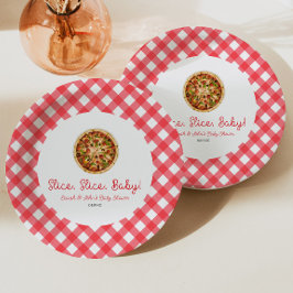 Slice, Slice, Baby! Pizza Baby Shower Pappteller