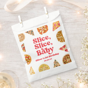 Slice, Slice, Baby! Pizza Birthday Party Geschenktütchen