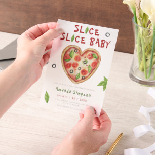 Slice, Slice Baby - Wasserfarben-Babyparty