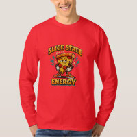 Slice State Energie Retro-Pizza-Liebhaber Lustig G