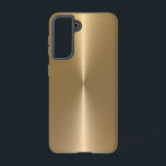 Slick Imitate Gold Metall Edelstahl Look Samsung Galaxy Hülle<br><div class="desc">Elegante,  schlanke Imitate aus Edelstahl aus Edelstahl.</div>