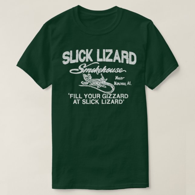 Slick Lizard Smokehouse TShirt (Design devant)