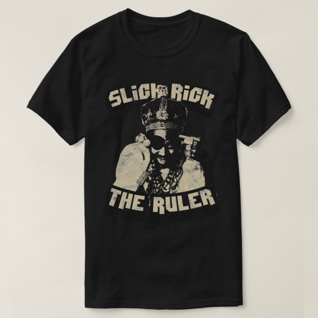 Slick Rick Old School Hip Hop Klassischer T - Shir T-Shirt (Design vorne)