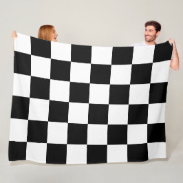 Slick Schachbrett 60x80 Fleece Blanket