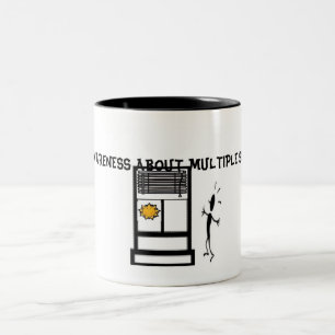 Slide1, ERHÖHUNGS-BEWUSSTSEIN ÜBER MULTIPLE Zweifarbige Tasse