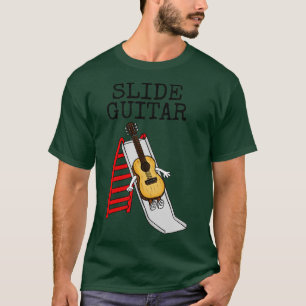 Slide-Gitarre Gitarrist Musiker Lustig T-Shirt