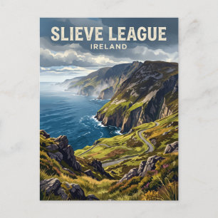 Slieve League Irland Postkarte