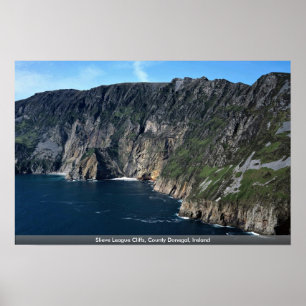 Slieve Liga-Klippen, Landkreis Donegal, Irland Poster