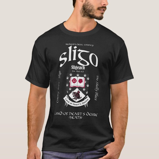 Sligo Ireland Wappen T - Shirt (Vorderseite)