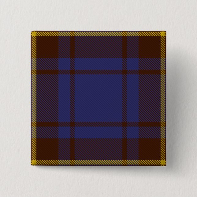 Sligo Landkreis Irish Tartan Button (Vorderseite)