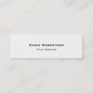 Slim Trendy Charming Business Card Mini Visitenkarte