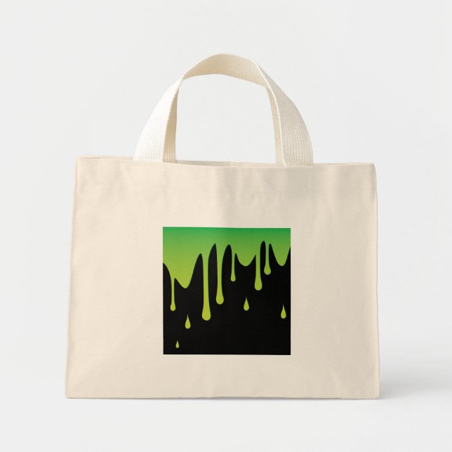 Slime dripping mini stoffbeutel (Vorne)