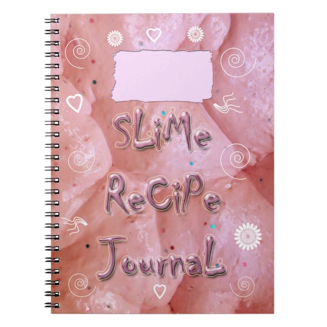 Slime Rezeptblatt Notizblock (Vorderseite)