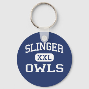 Slinger - Owls - High School - Slinger Wisconsin Schlüsselanhänger