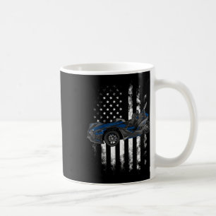 Slingshot Car American USA Flag 4. Juli Schlinge Kaffeetasse