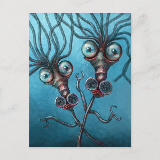 Slinky Seepferde Postkarte (Vorderseite)