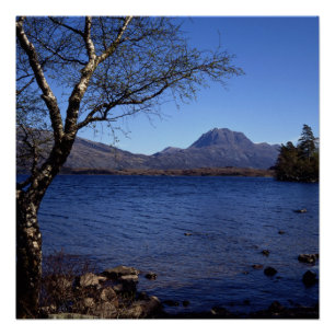 Slioch Loch Maree Wester Ross Scotland Poster