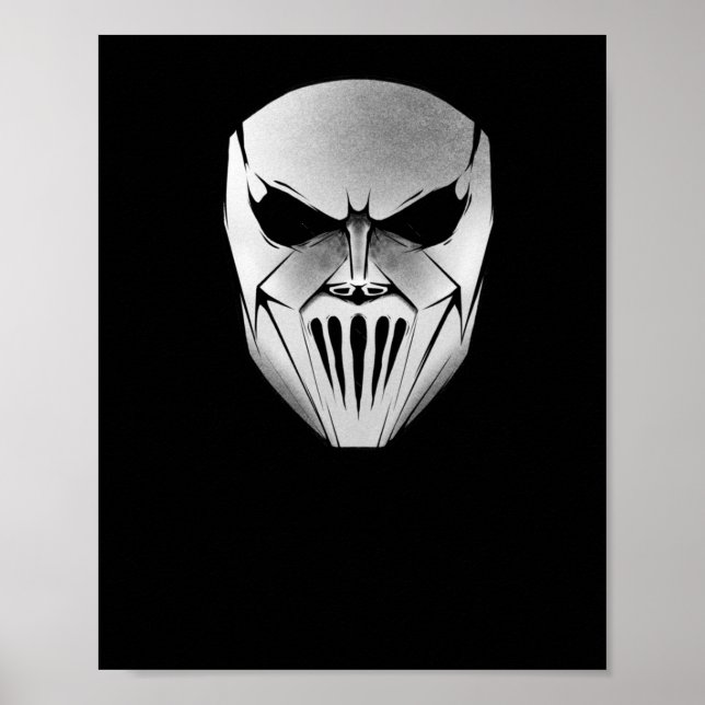 Slipknot Mick Mask Aufkleber Poster (Vorne)