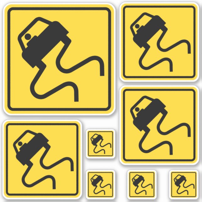 Slippery Road lorsque le Sticker Wet Set (Devant)