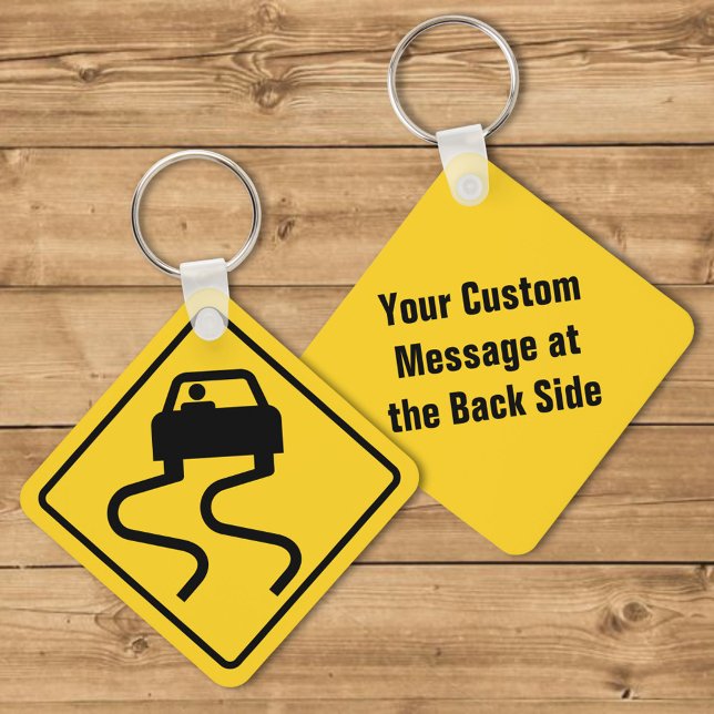 Slippery Road, wenn Nass Schlüsselanhänger (Von Creator hochgeladen)