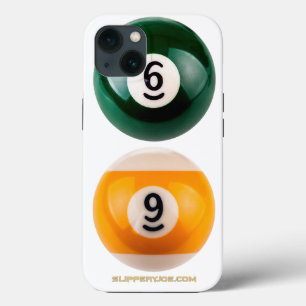 SlipperyJoe 69 harter Billardtisch zwei Billardkug Case-Mate iPhone Hülle