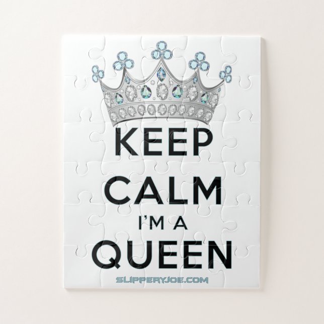 SlipperyJoe Behalte Calm Queen Königsschmuck (Vertikal)