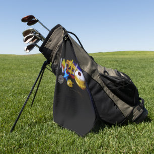 SlipperyJoe Chanukka symbolisches Stilleben Feiert Golfhandtuch