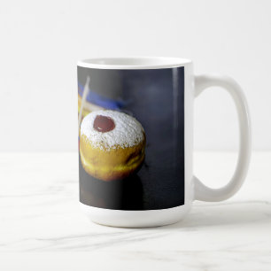 SlipperyJoe Chanukka symbolisches Stilleben Feiert Kaffeetasse