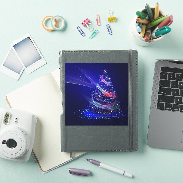 SlipperyJoe digital gerenderte Weihnachtsbaumbeau Aufkleber (iPad Hülle)