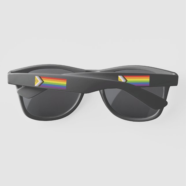 SlipperyJoe Intersex Progress Flag Regenbogen (Rückseite)