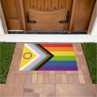 SlipperyJoe Intersex Progress Flag Regenbogen