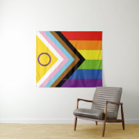 SlipperyJoe Intersex Progress Flag Regenbogen
