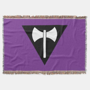 SlipperyJoe lesbische Pride-Flagge mächtiges schwu Decke