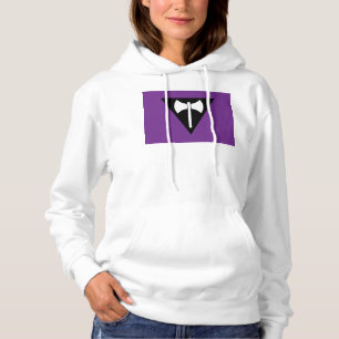SlipperyJoe lesbische Pride-Flagge mächtiges schwu Hoodie