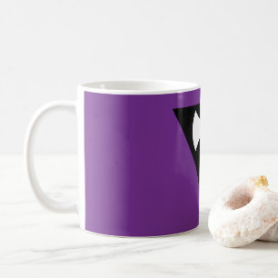 SlipperyJoe lesbische Pride-Flagge mächtiges schwu Kaffeetasse