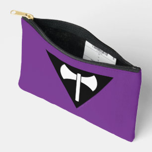 SlipperyJoe lesbische Pride-Flagge mächtiges schwu Zubehörtasche